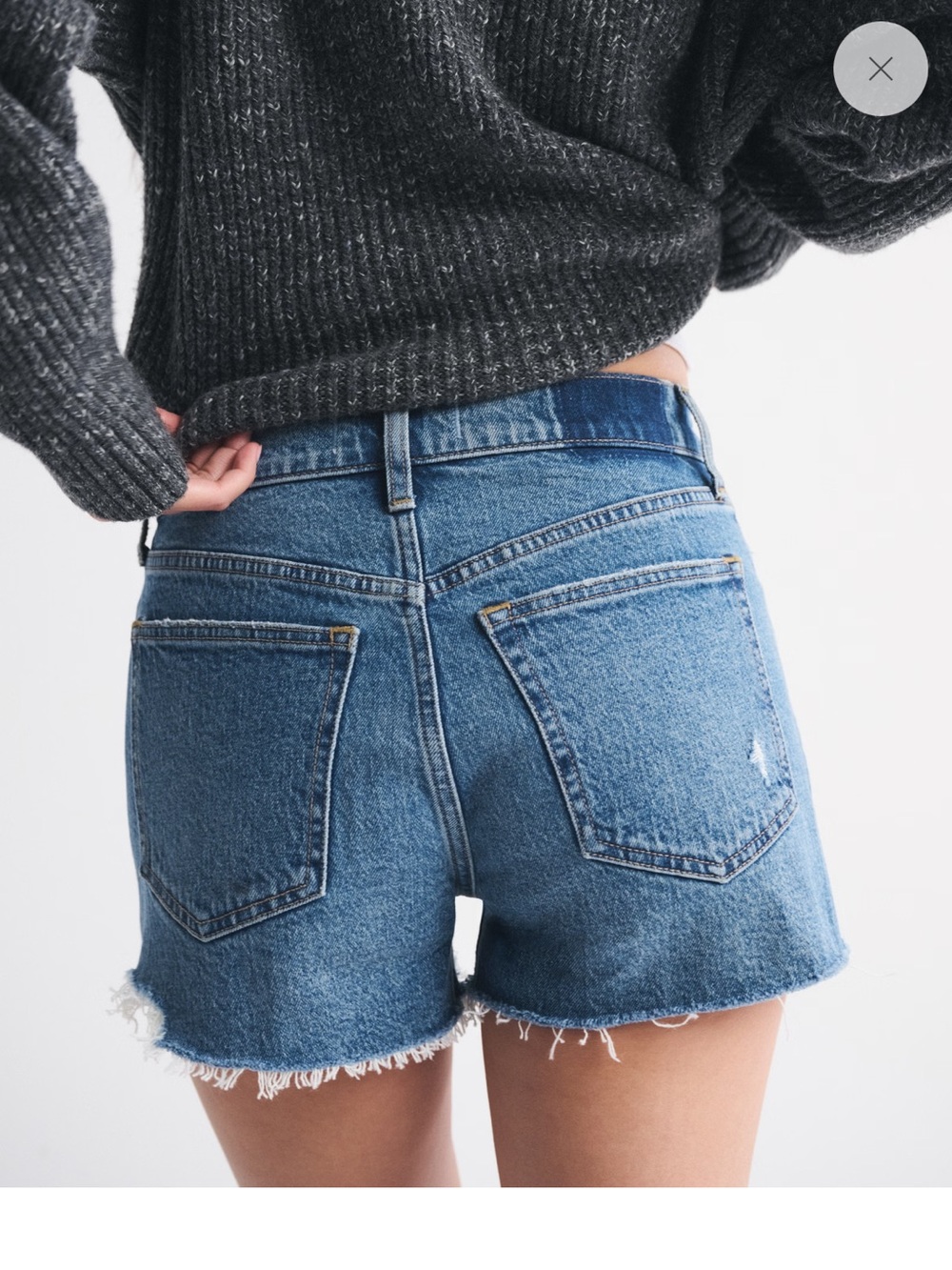 Abercrombie & Fitch High Rise Mom Short 29/8